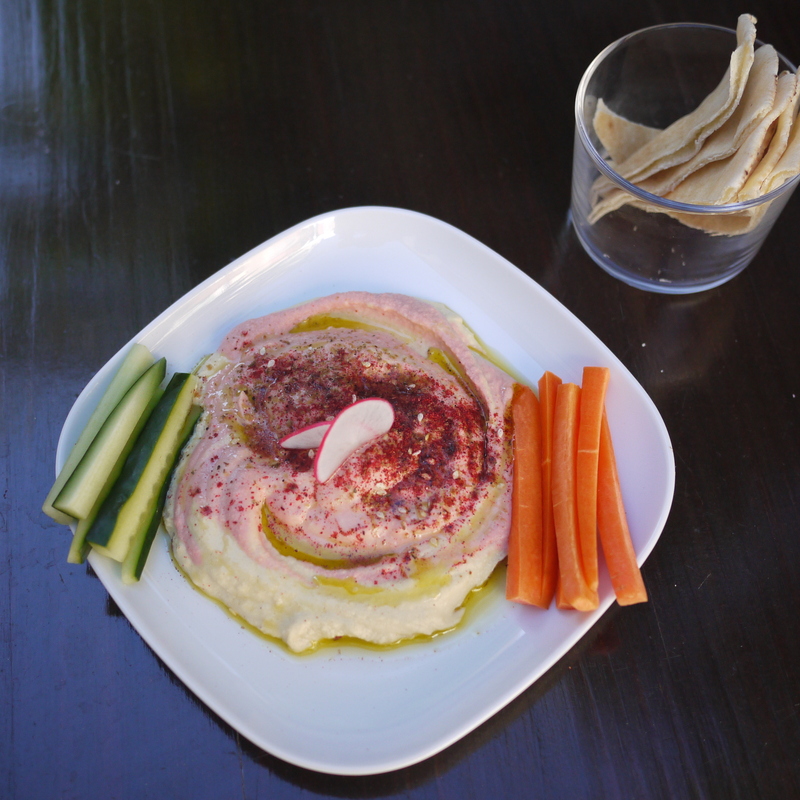 حمص و سبزیجات