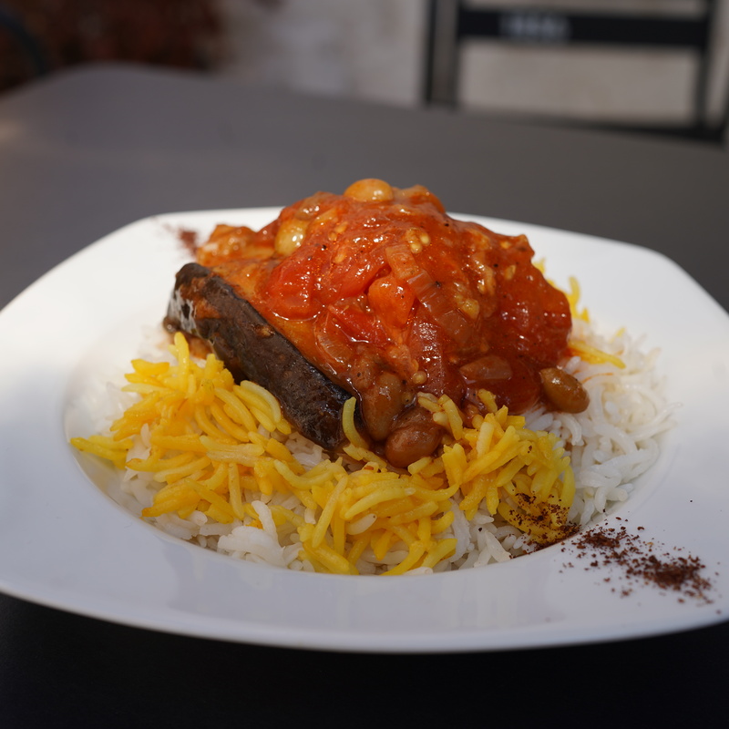 Estofado de Berenjena y Tomate (Ghooreh Bademjan)