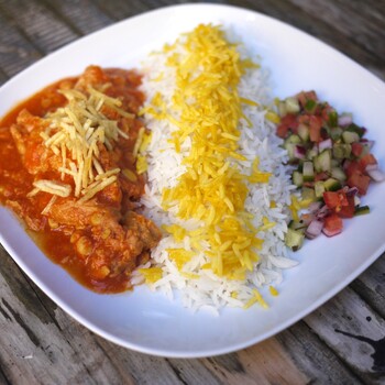 Golden Split Peas Stew (Gheymeh)